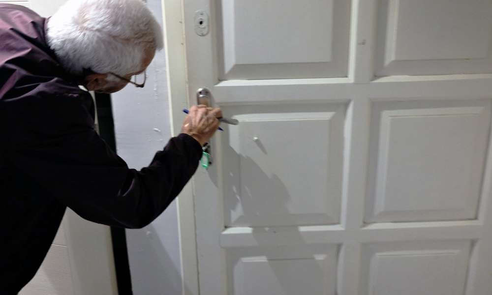 Use keys A Locked Bedroom Door