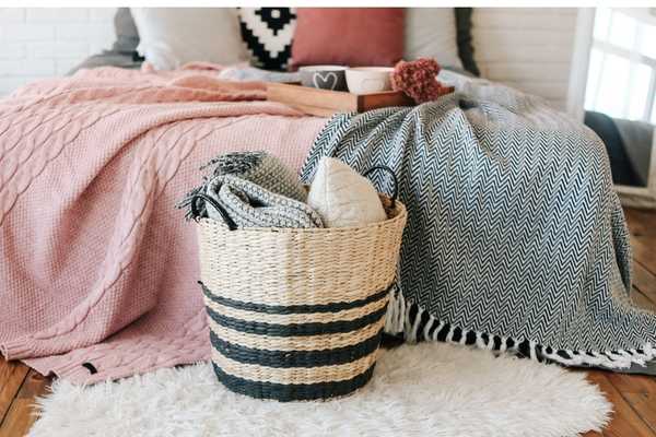 Seagrass Baskets To Hold Your Blankets