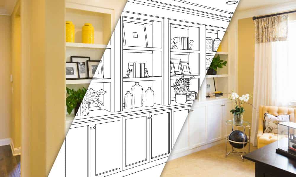 Diy Built-In Cabinets Living Room